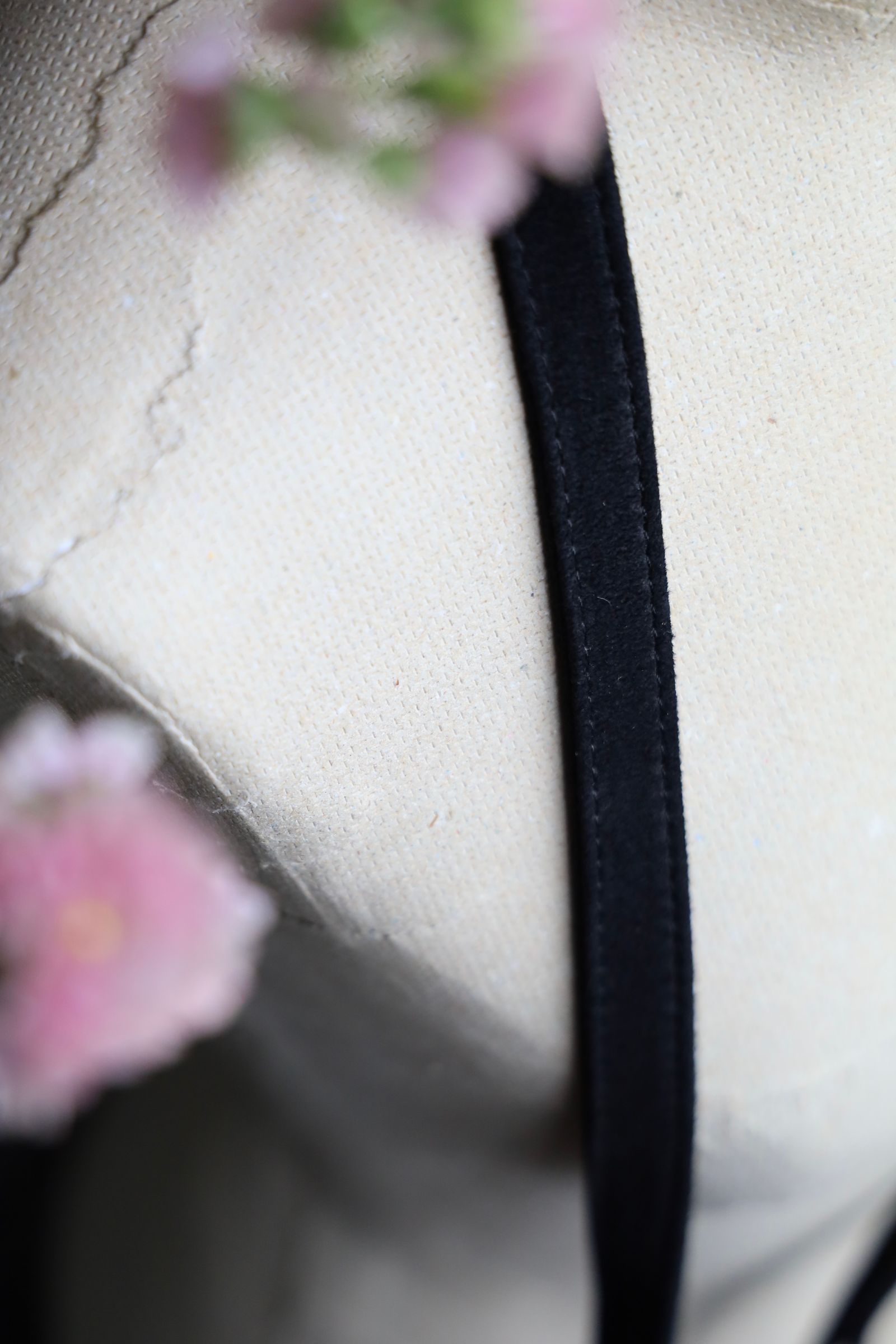 Morphee / モルフェトートバッグ 2WAY SMALL TOTE（LONG)OIL SUEDE BLACK