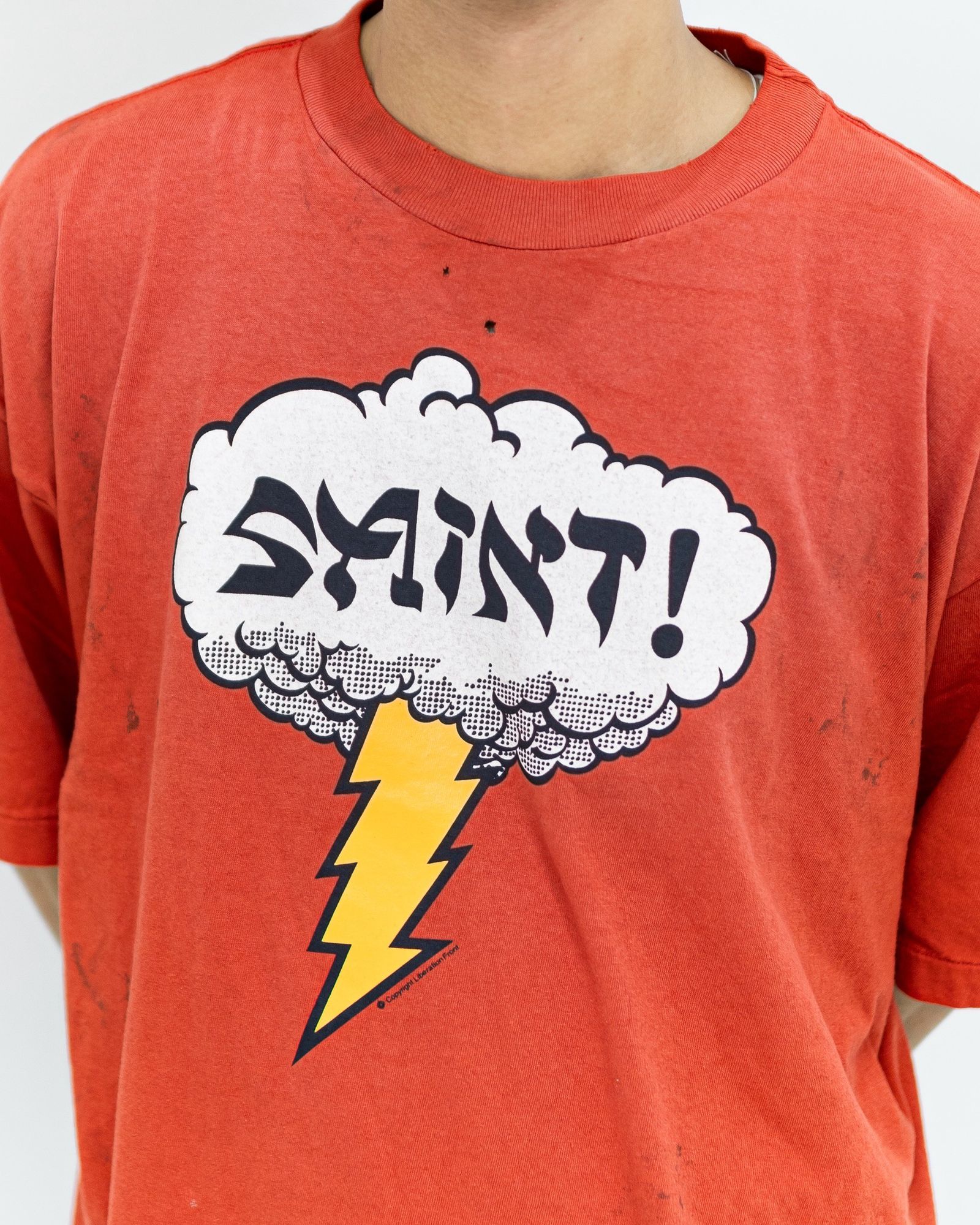 セントマイケル 26SS SAINT!_SS T-SHIRT(SM-MK8-0000-024)RED