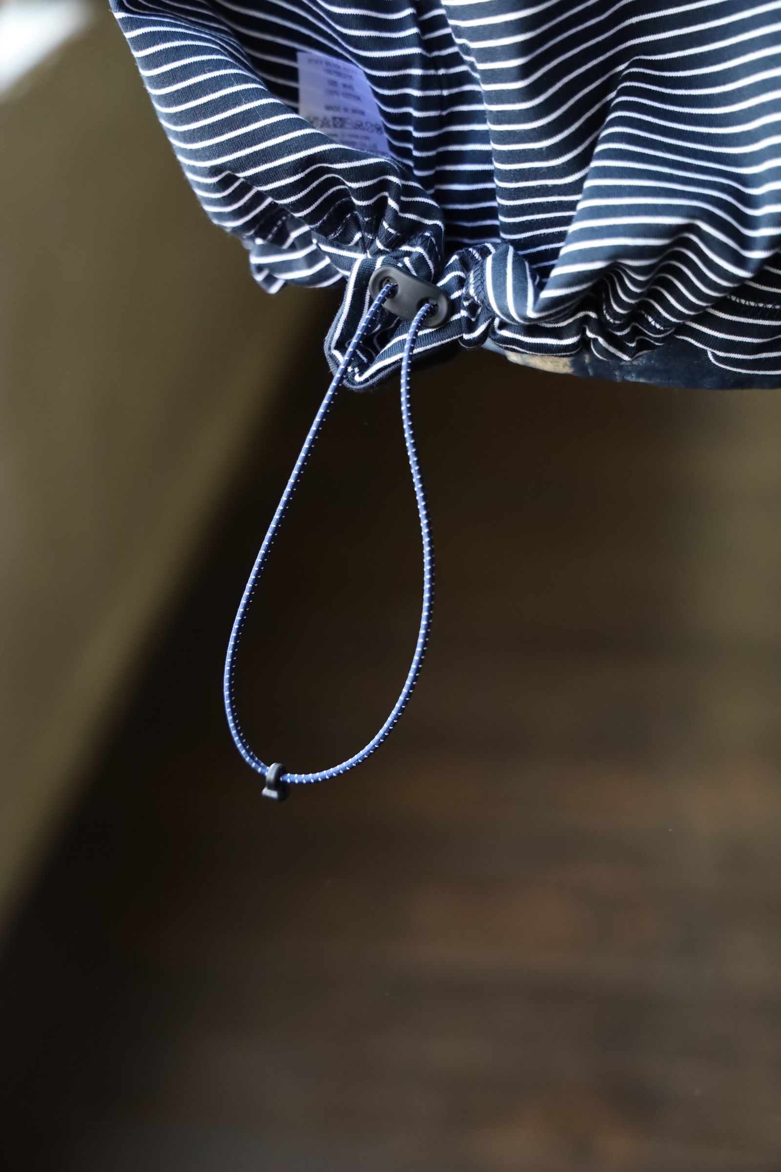 イズネス25SS REVERSIBLE BALLOON BORDER T-SHIRT(1007SSCST05)NAVY×WHITE border