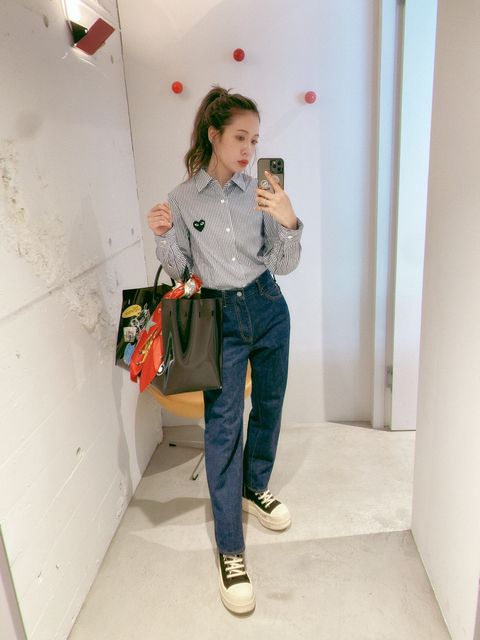PLAY COMME des GARCONS レディースシャツ style.2024.4.22