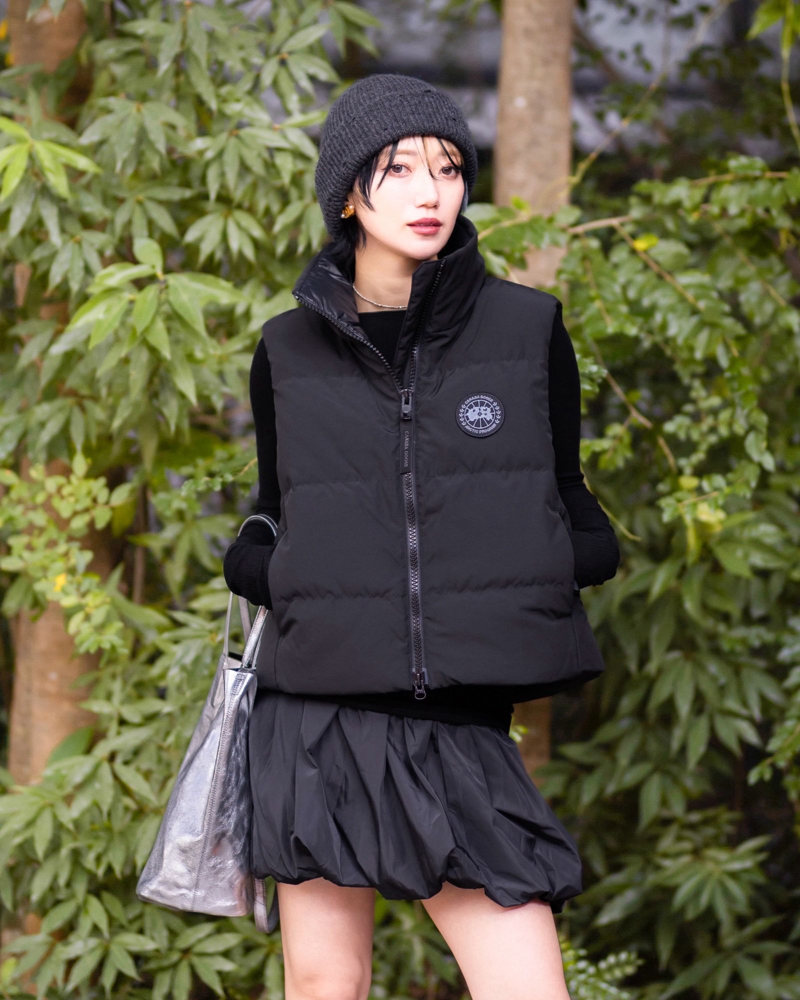 CANADA GOOSE Grandview Cropped Vest Black Label style 2025.11.11