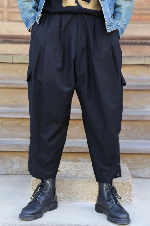 yohji yamamoto G-裾口アジャストパンツ(HD-P30-058) style.2021.4.9.
