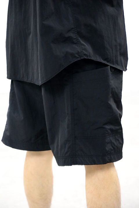 COMME des GARCONS HOMME 26SS ナイロンタッサー半袖シャツスタイル