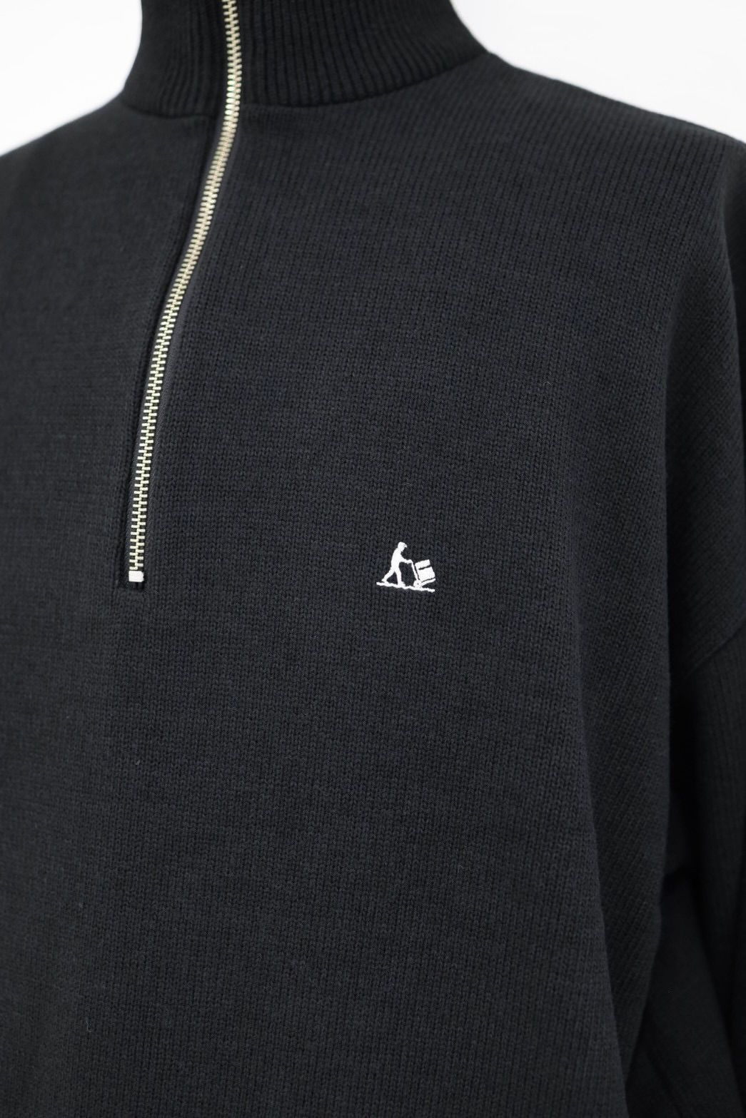フレッシュサービス 26AW THERMAL JERSEY HARF ZIP KNIT(FSC263-80009)BLACK☆10月17日(土)新作発売！