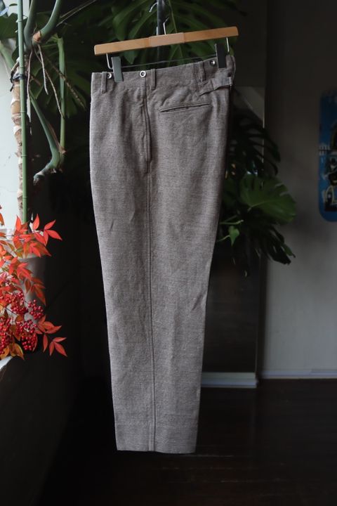 アプレッセ23SS Dead Stock Linen Trousers(23SAP-04-19M)BROWN