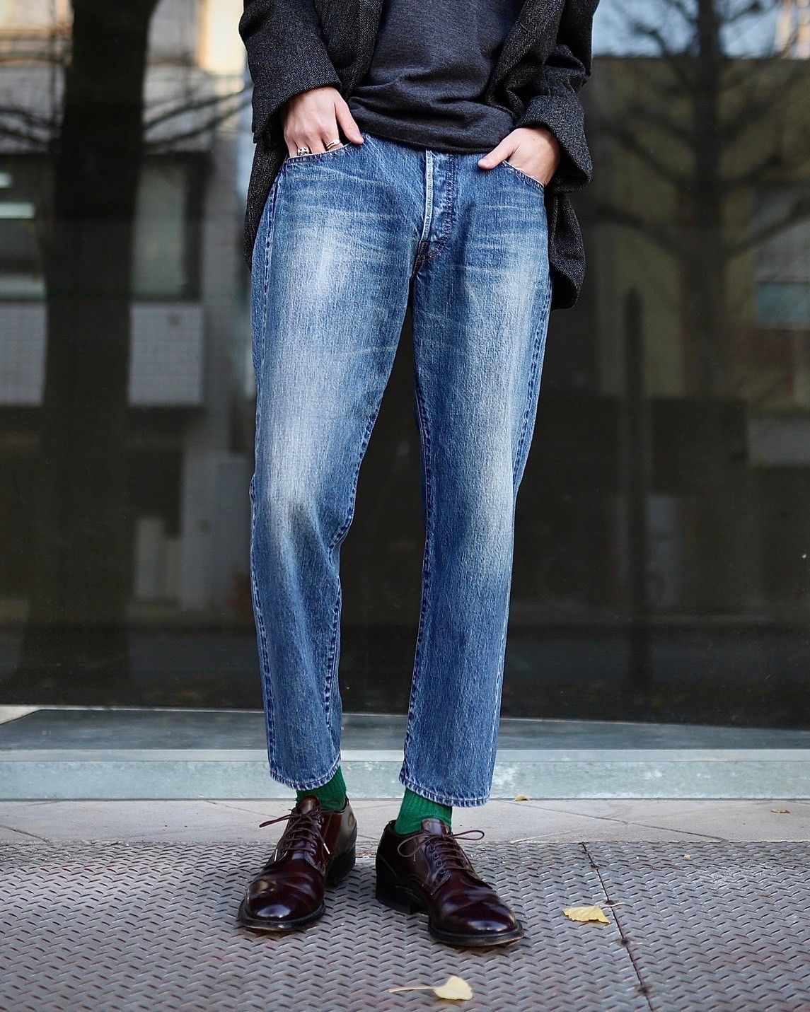 A.PRESSE アプレッセ 2024 Style1 Washed Denim Pantsスタイル | 4011 