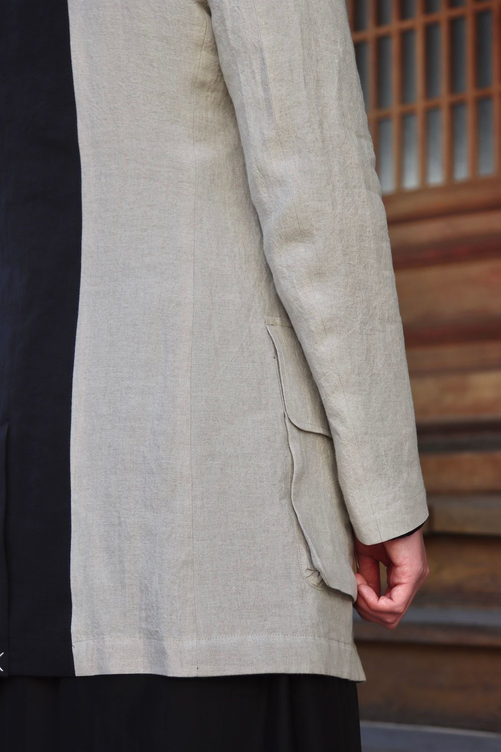 yohji yamamoto N-右前耳使い箱ポケジャケット(HG-J44-806) style.2022.1.8