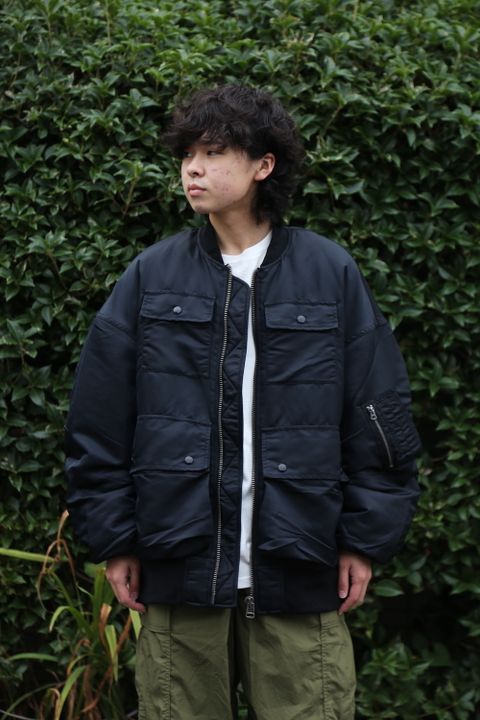 FreshService FIVE POCKET BOMBER JACKET w/INSULATION(FSW-21-CT_85) style. 2021.08.23.
