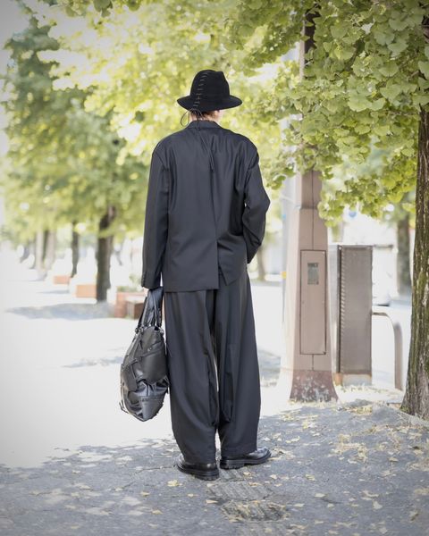 COMME des GARCONS HOMME ウールサージ2Bボタンジャケット スタイル