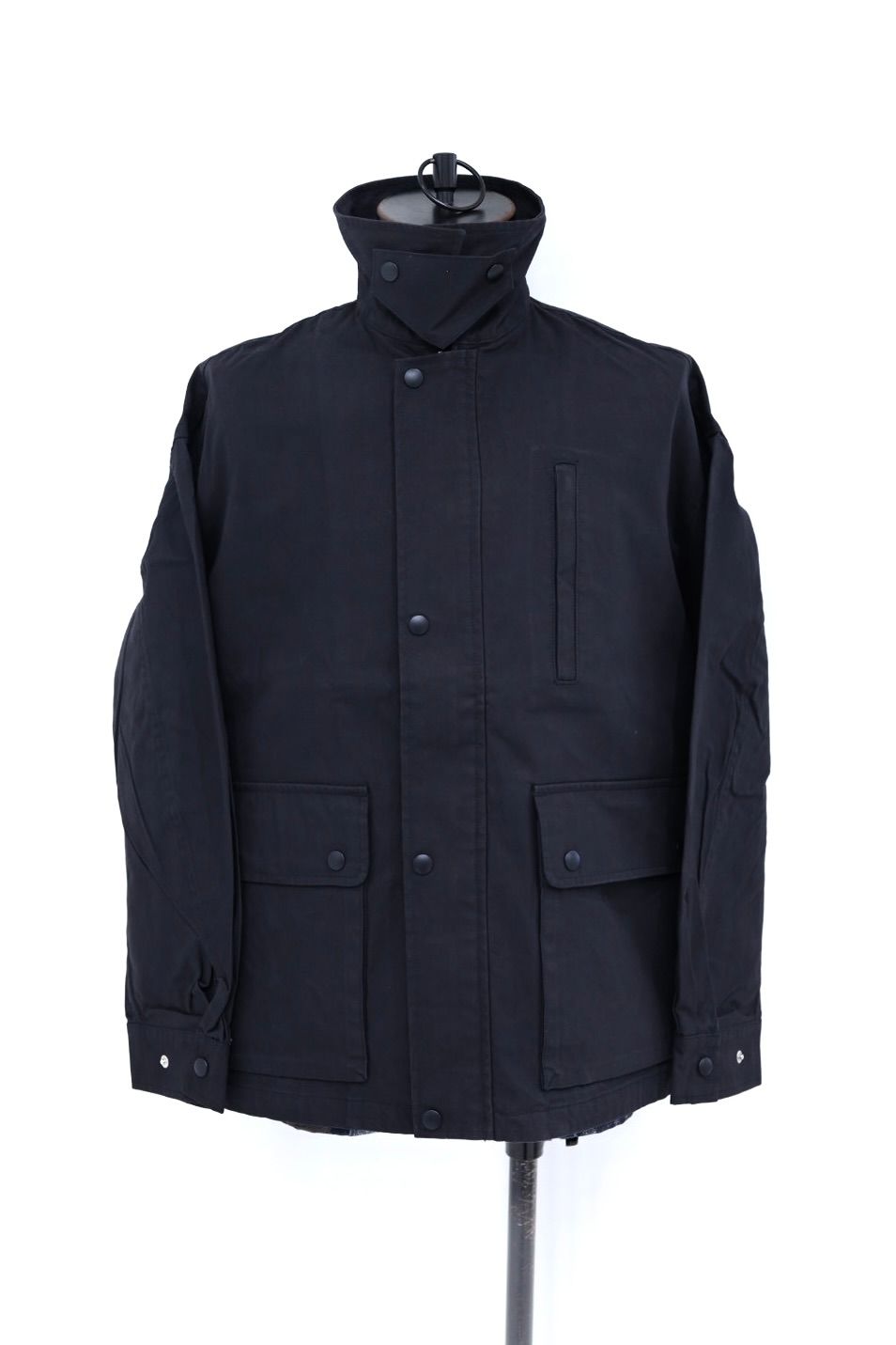 フレッシュサービス WAXED OXFORD UTILITY JACKET(FSC261-30260)NAVY