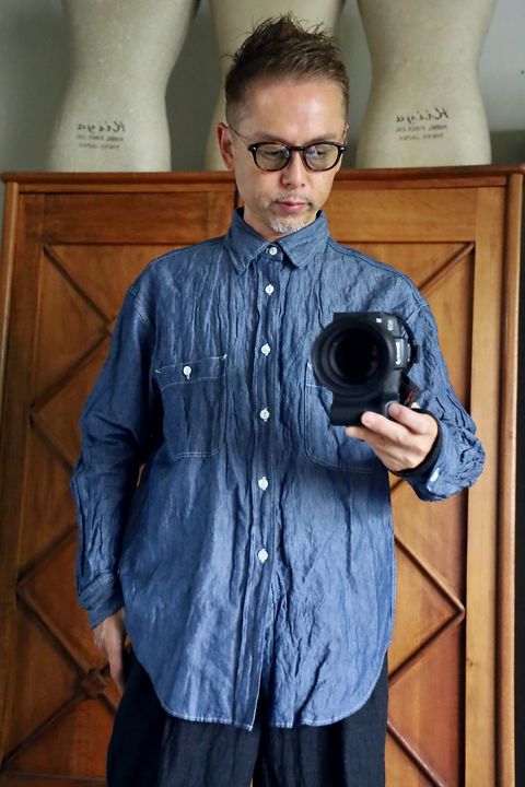 マーカウェア 26AW TWO POCKET WORK SHIRT(A26C09SH01C)INDIGO☆新作発売！