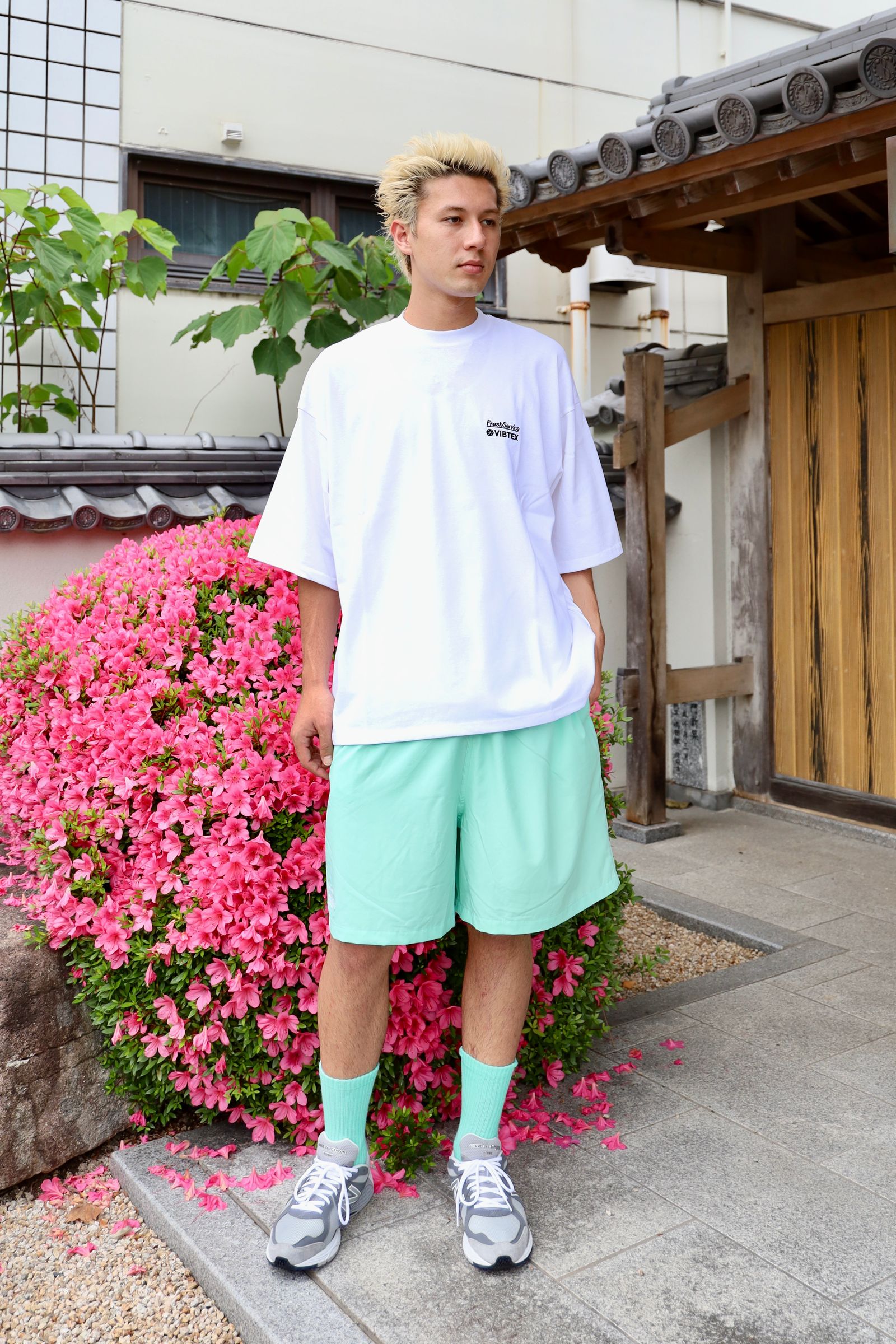 FreshService VIBTEX for FreshService S/S CREW NECK TEE (WHITE) 5月31日(土)新作発売！