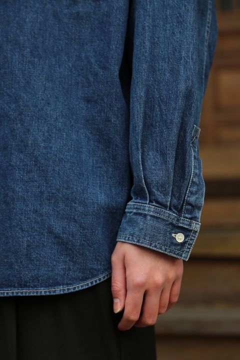 Graphpaper Denime Regular Collar Shirt style.2021.2.20.