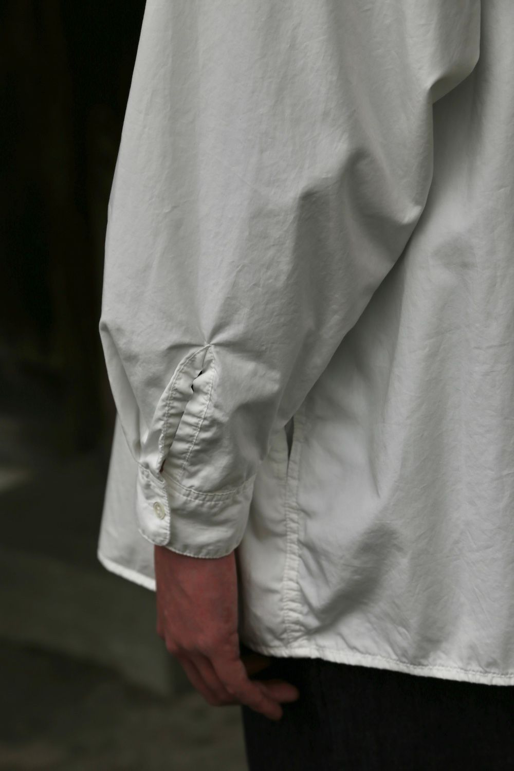 Garment Dyed Poplin Umbrella Yoke Shirt(GM211-50032) style.2021.2.14.