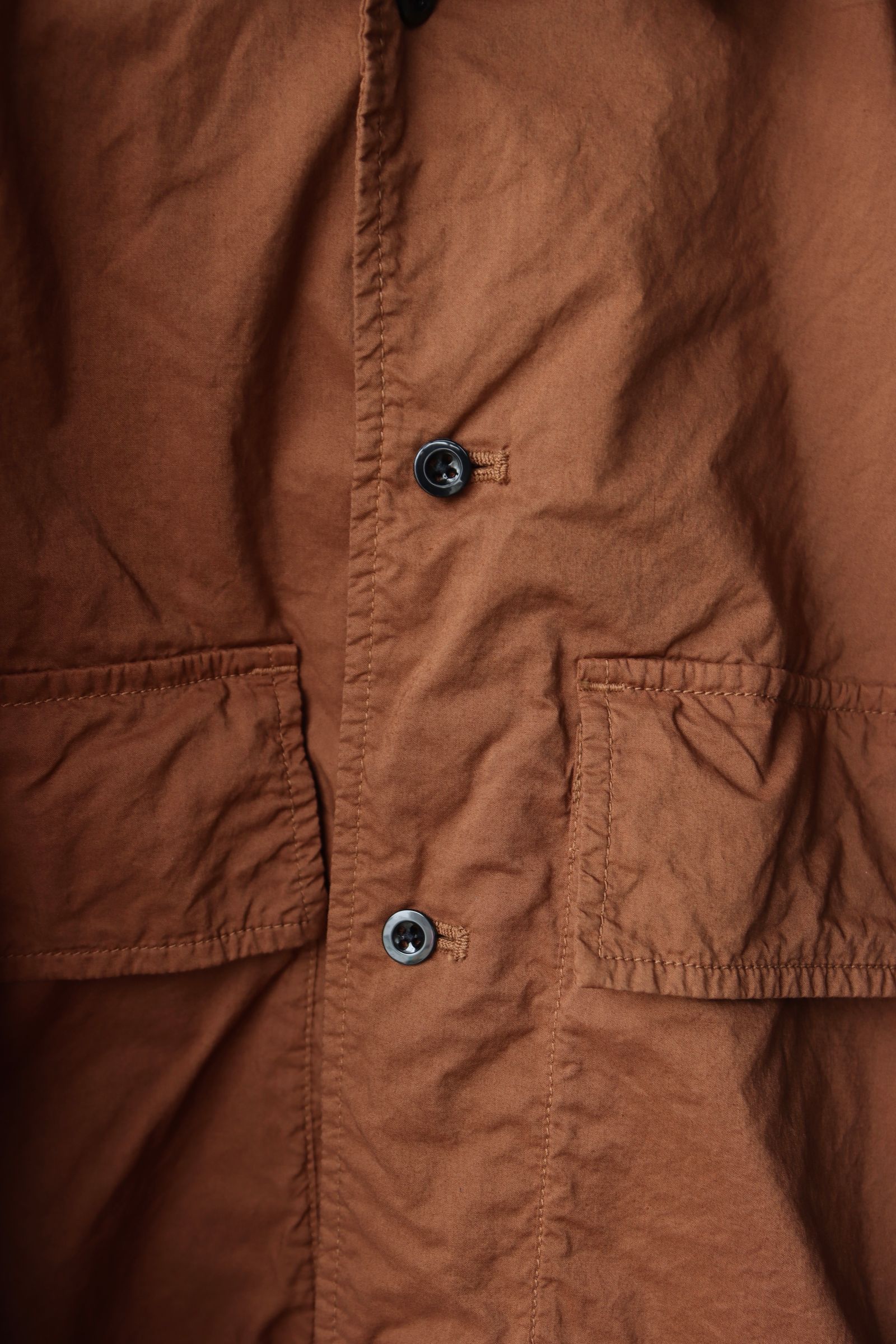 グラフペーパー  25SS Garment Dyed Typewriter Fatigue Shirt(GM251-50091C)BROWN☆3月8日(土)発売！