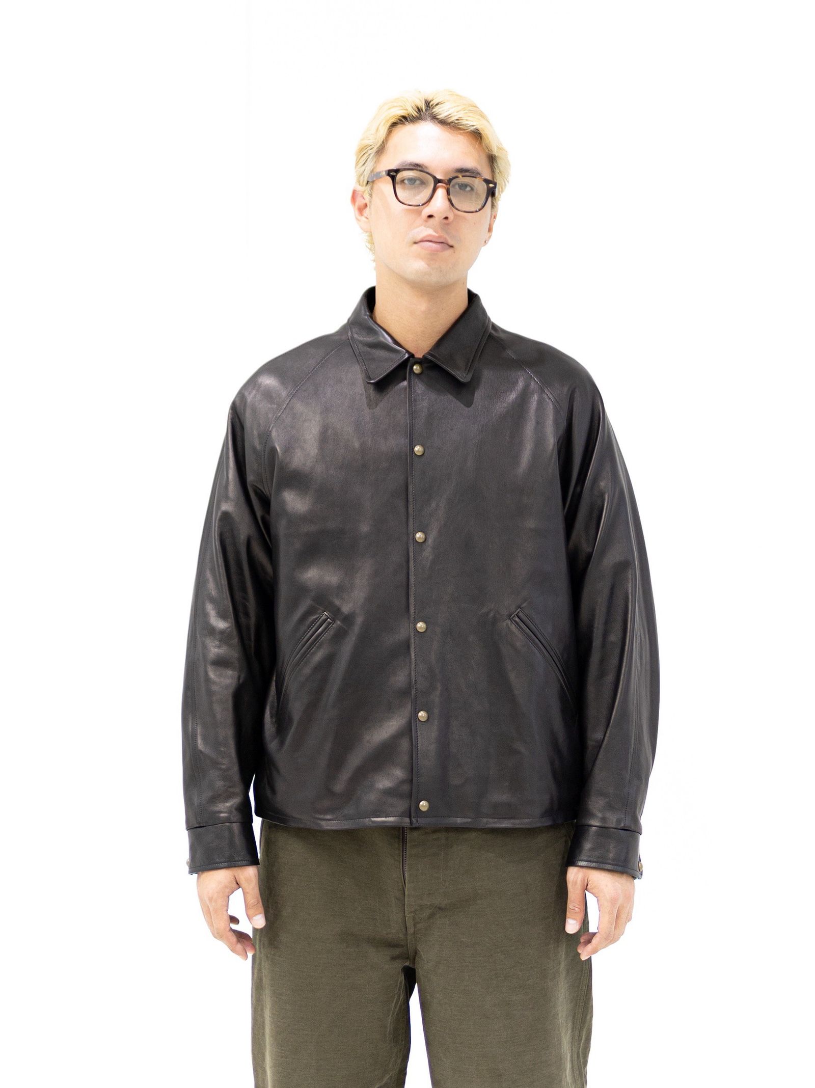 アプレッセ STYLE2 Leather Coach Jacket MARKスタイル