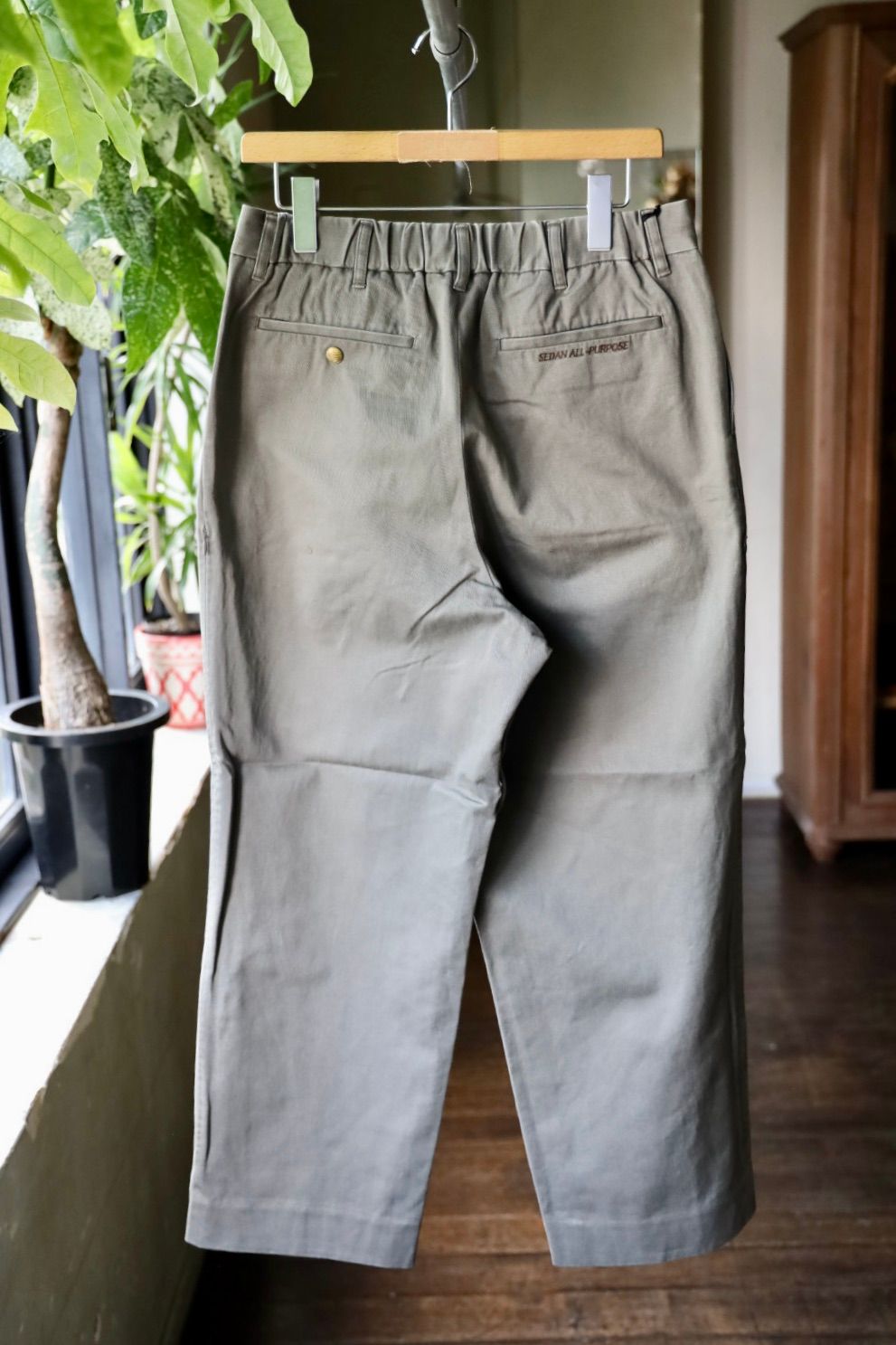 セダンオールパーパス FW25 Ventilation Chino Slacks(SD25F-PT04) Olive Grey