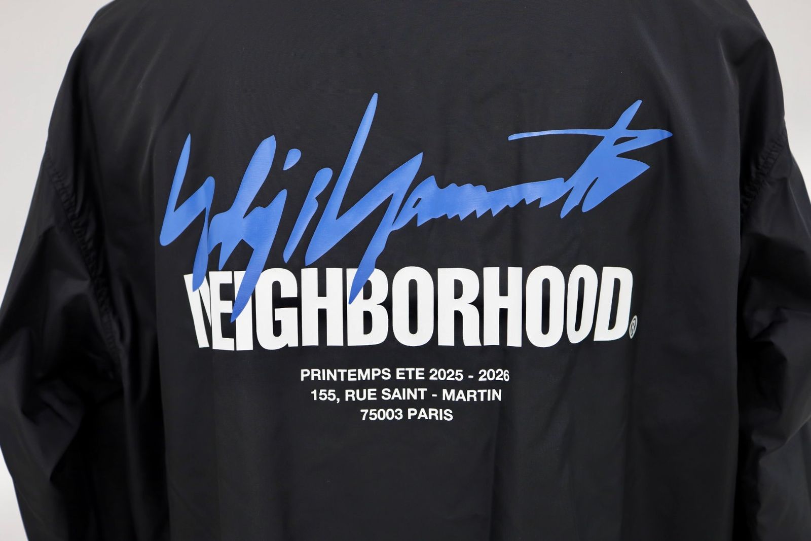 Yohji Yamamoto × NEIGHBORHOOD ウィンドブレーカージャケット(HK-Y91-600-1S26)BLACK★12月5日(金)発売！