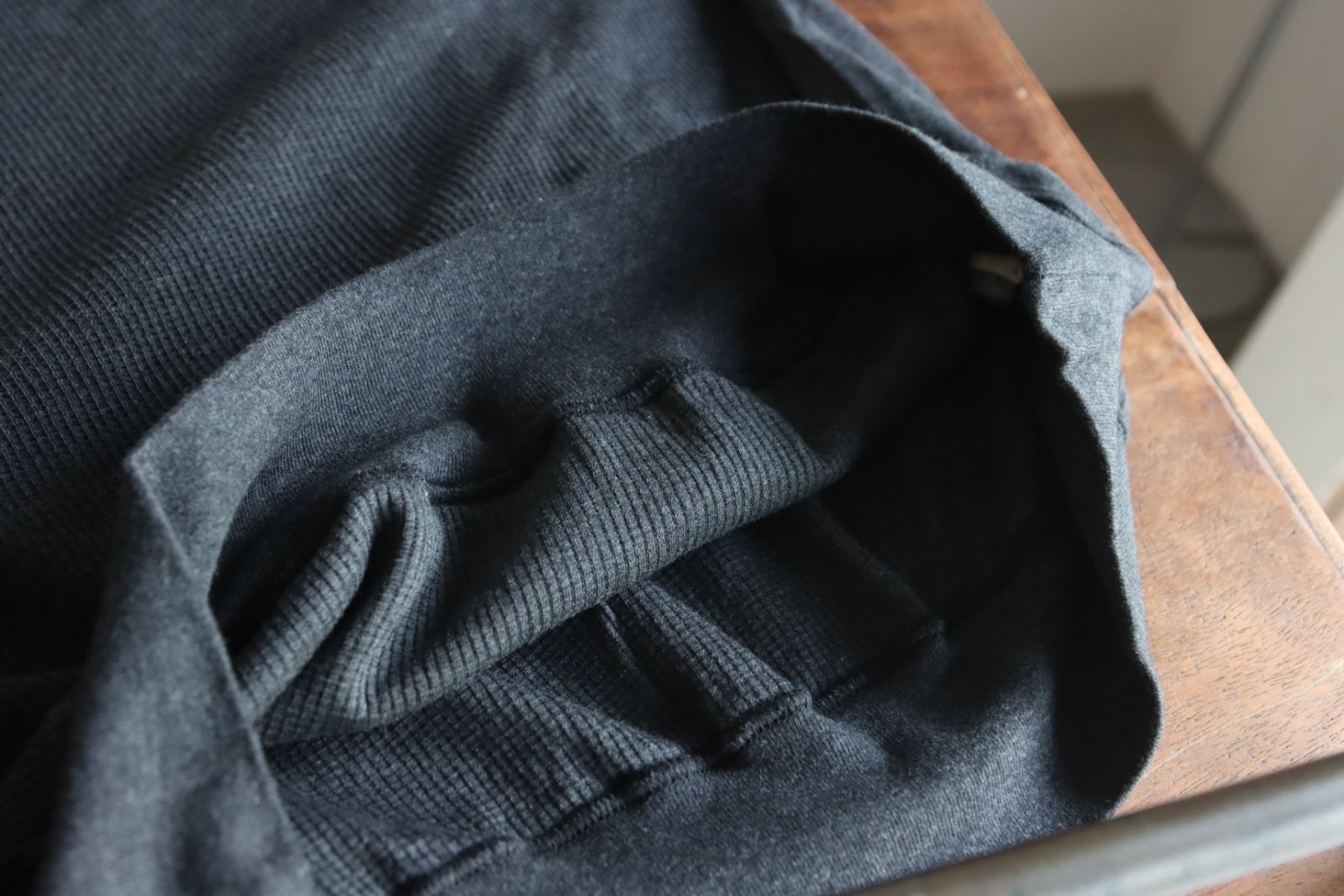 blurhms Women's 25FW Rough&Smooth Thermal P/O(bROOTS24F29F25)HeatherCharcoal☆8月29日(金)新作発売！