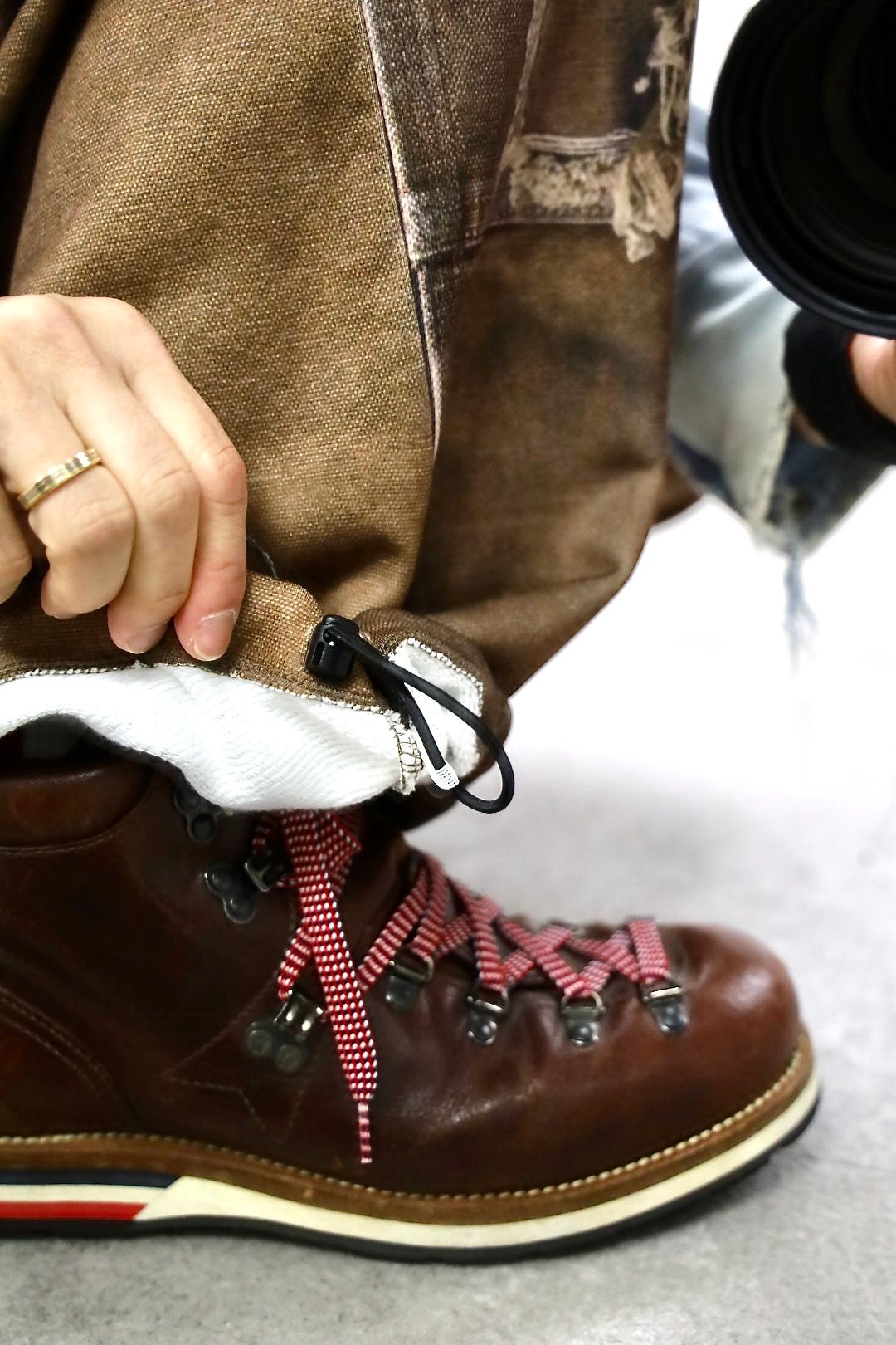 トーキングアバウト ジ アブストラクション 26SS パンツ PRINT DUCK WIDE PT(26SS-PT-002CH)BROWN新作発売！