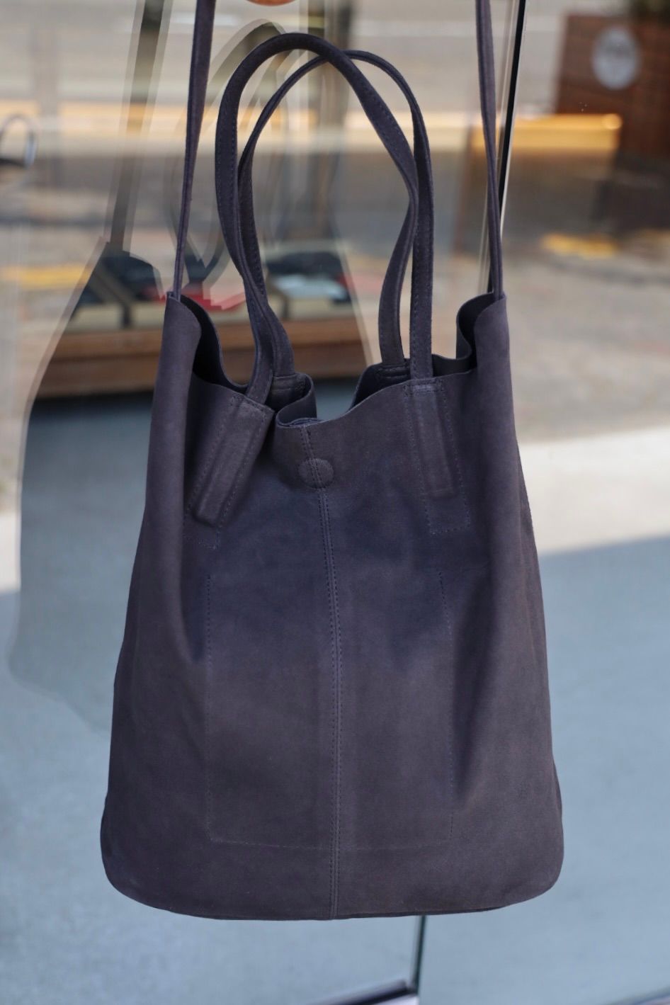 Morphee / モルフェトートバッグ 3WAY MIDIUM TOTE(LONG)SUEDE [CHARCOAL]☆新作発売！