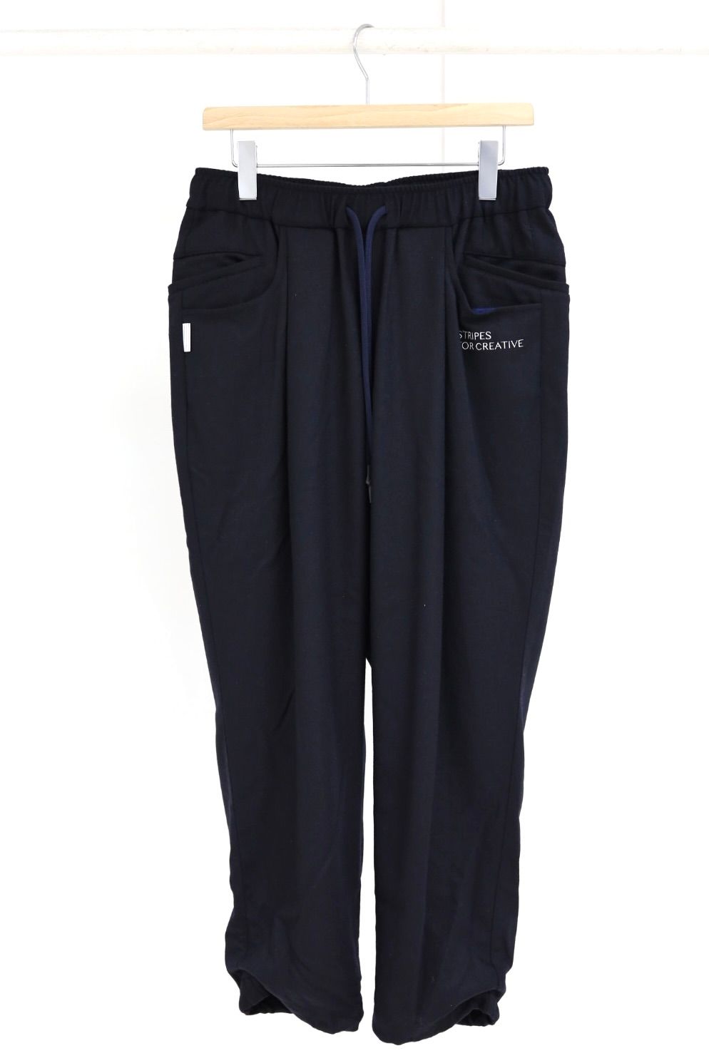 S.F.C 2026FW エスエフシー WIDE TAPERED EASY PANTS(CASHMERE WOOL) (SFCFW26P07)Navy☆10月17日(土)発売！
