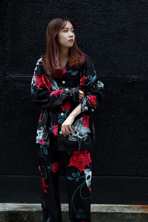 ©SAINT M×××××× セントマイケル×WILDSIDE YOHJI YAMAMOTO PAJAMAスタイル
