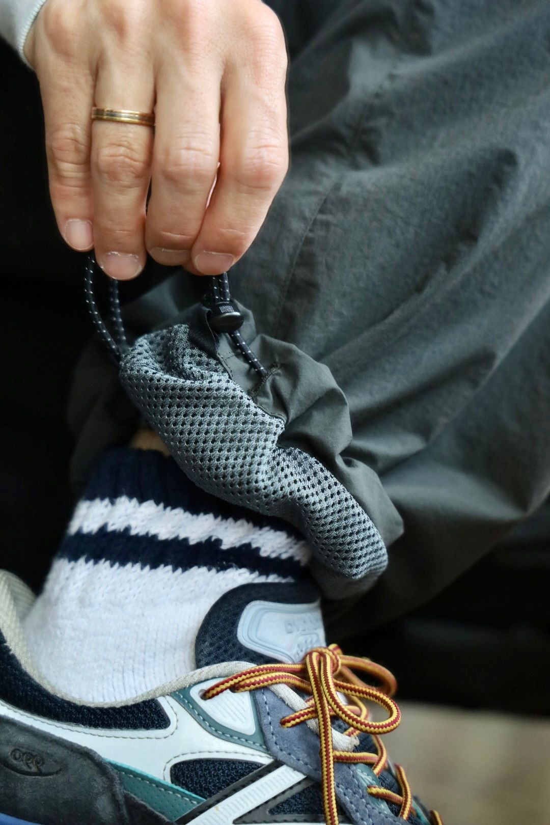 S.F.C SUPER WIDE DETACHABLE PANTS"D.gray"スタイル