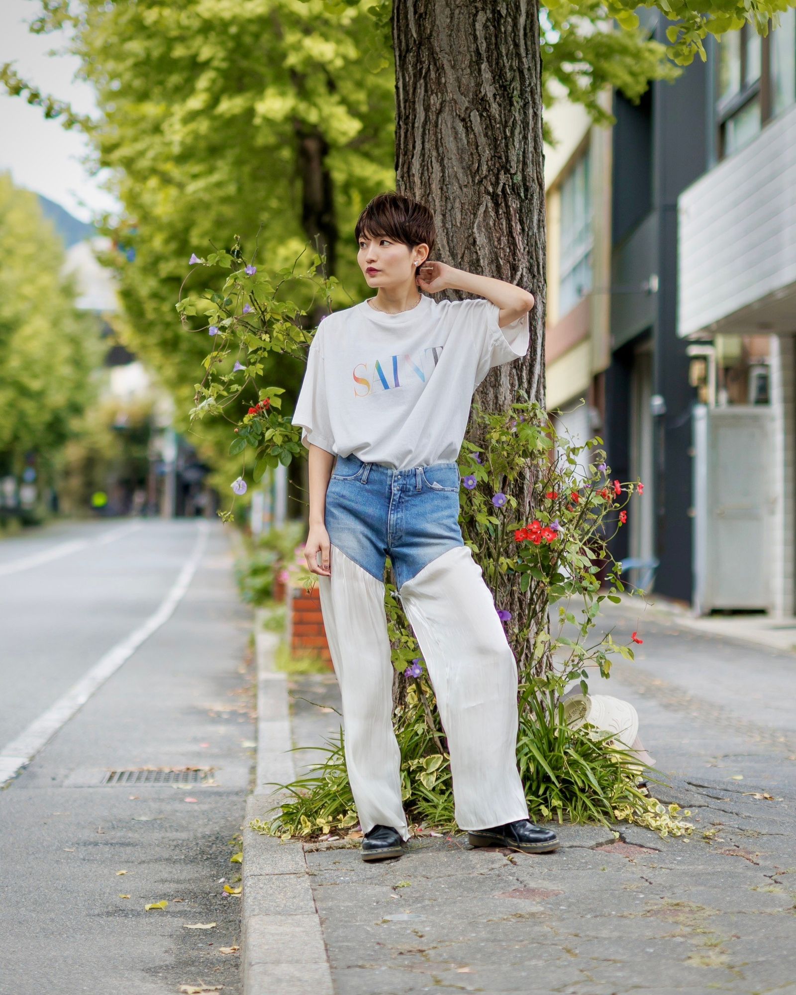 TANAKA 24FW 新作JEAN FLARE PANTS style.2024.10.12 | 5566 | mark TANAKA 24FW 新作JEAN FLARE PANTS style.2024.10.12 | 5566 | mark