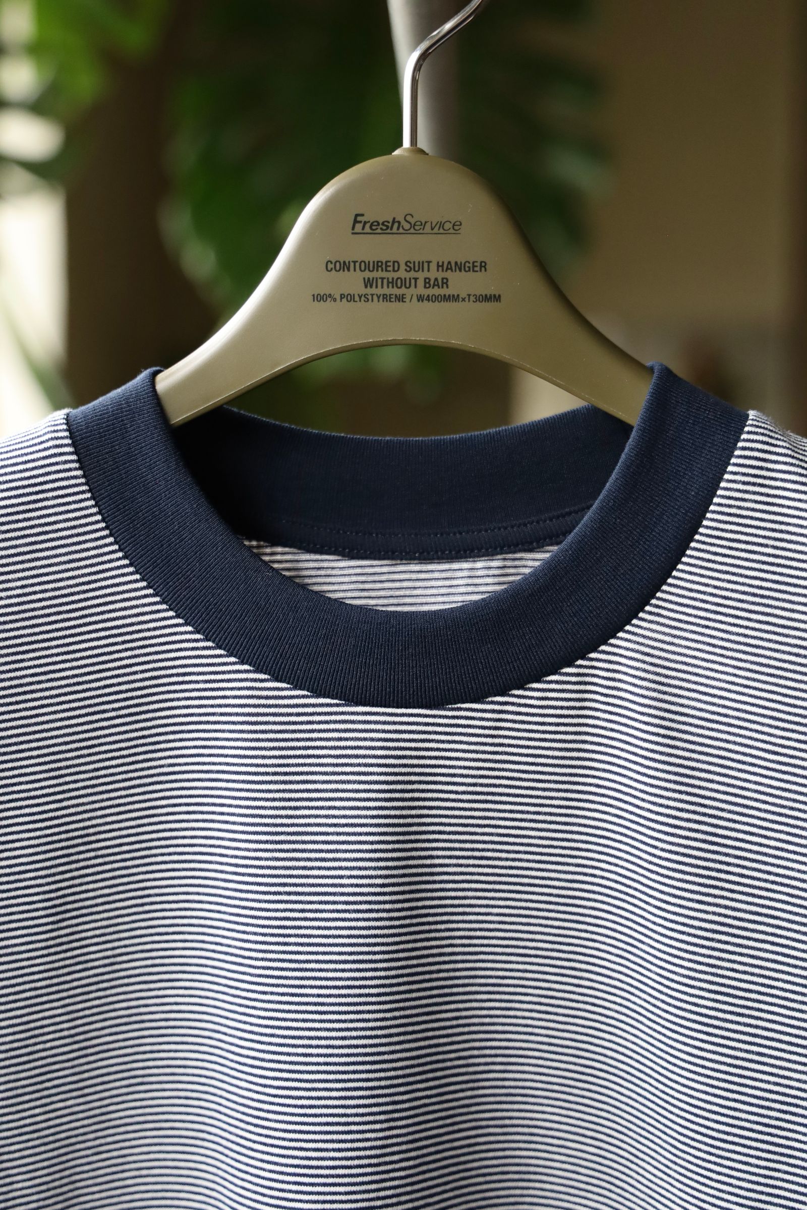 フレッシュサービス MICRO BORDER S/S TEE (FSC251-70115)WHITE×NAVY☆3月15日(土)発売！