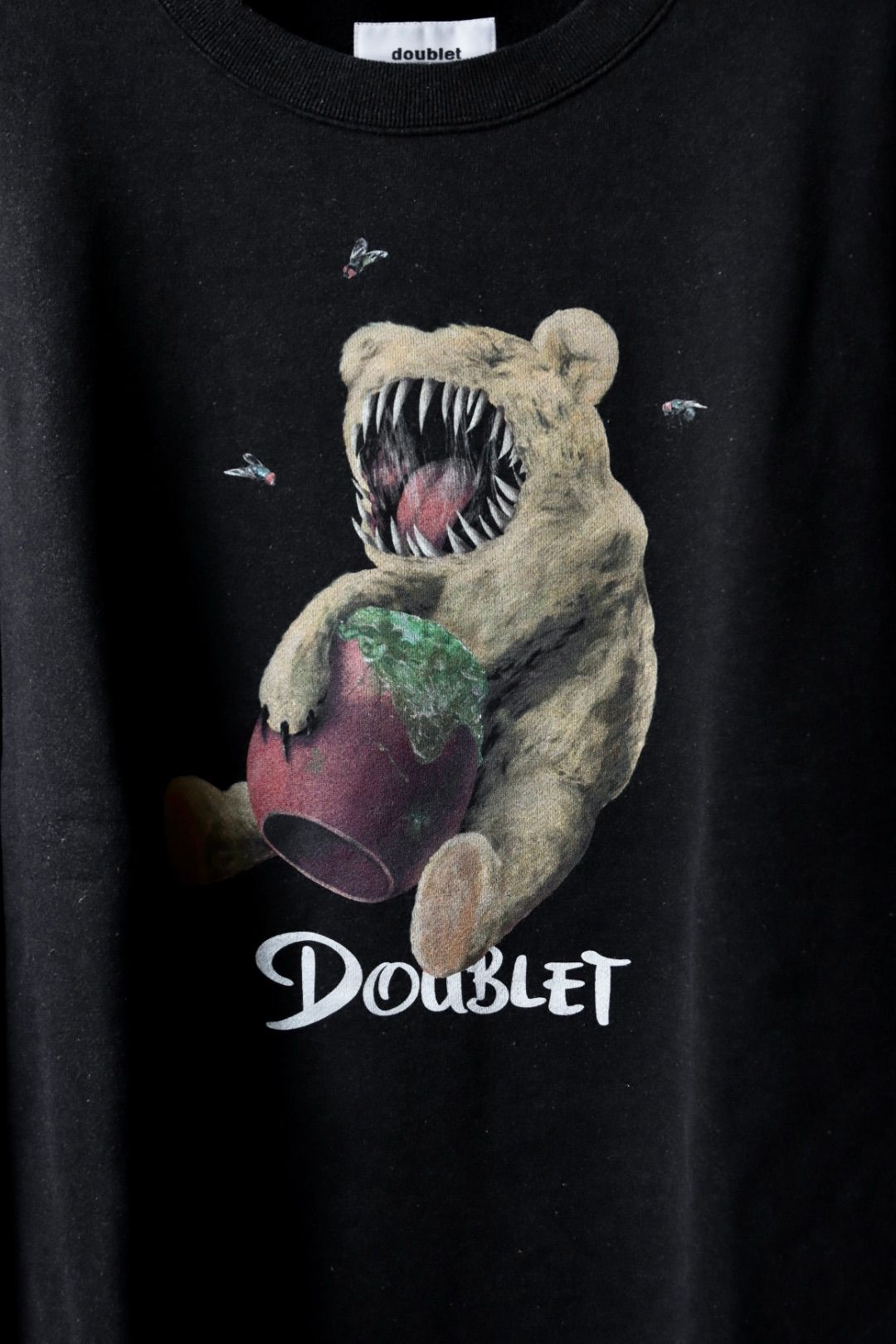 doublet - ダブレット 23AW VIOLENT STUFF BEAR PRINT SWEAT SHIRT