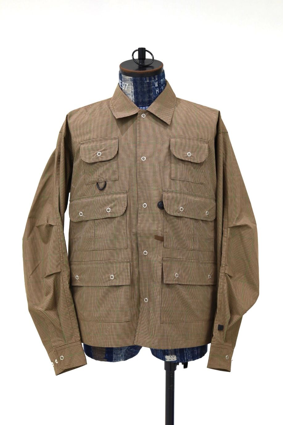DAIWA PIER39(ダイワピア39) TECH MULTI FISHING POCKET SHIRT L/S (BE-85026)BROWN GRAY☆1月24日(土)発売！