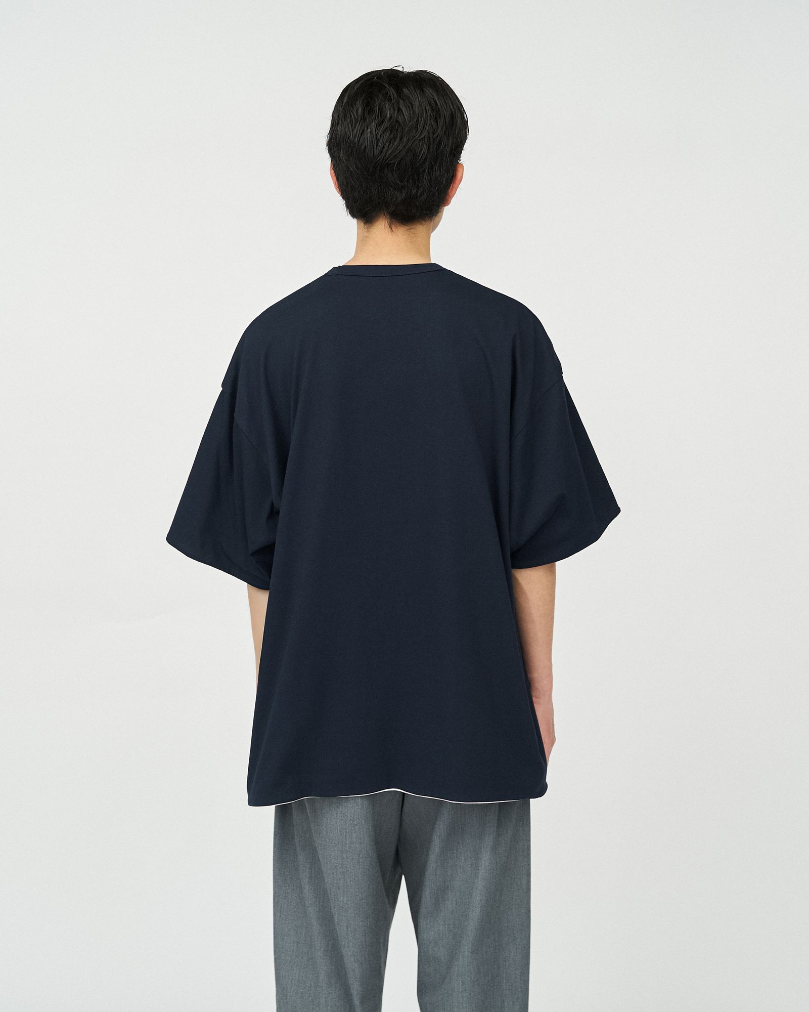 フレッシュサービス REVERSIBLE S/S TEE (FSC252-70040)NAVY