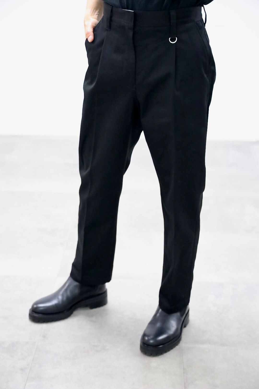 Yohji Yamamoto × NEIGHBORHOOD タックワークパンツ(HK-P95-901-2S26)BLACK★12月5日(金)発売！