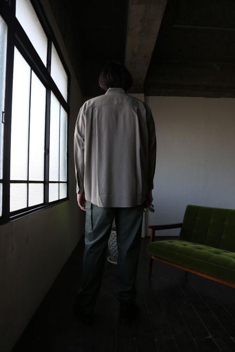 YOKE OVERSIZED BIG POCKET SHIRT(YK21SS0189SH) ※2月20日発売 style.2021.2.19.