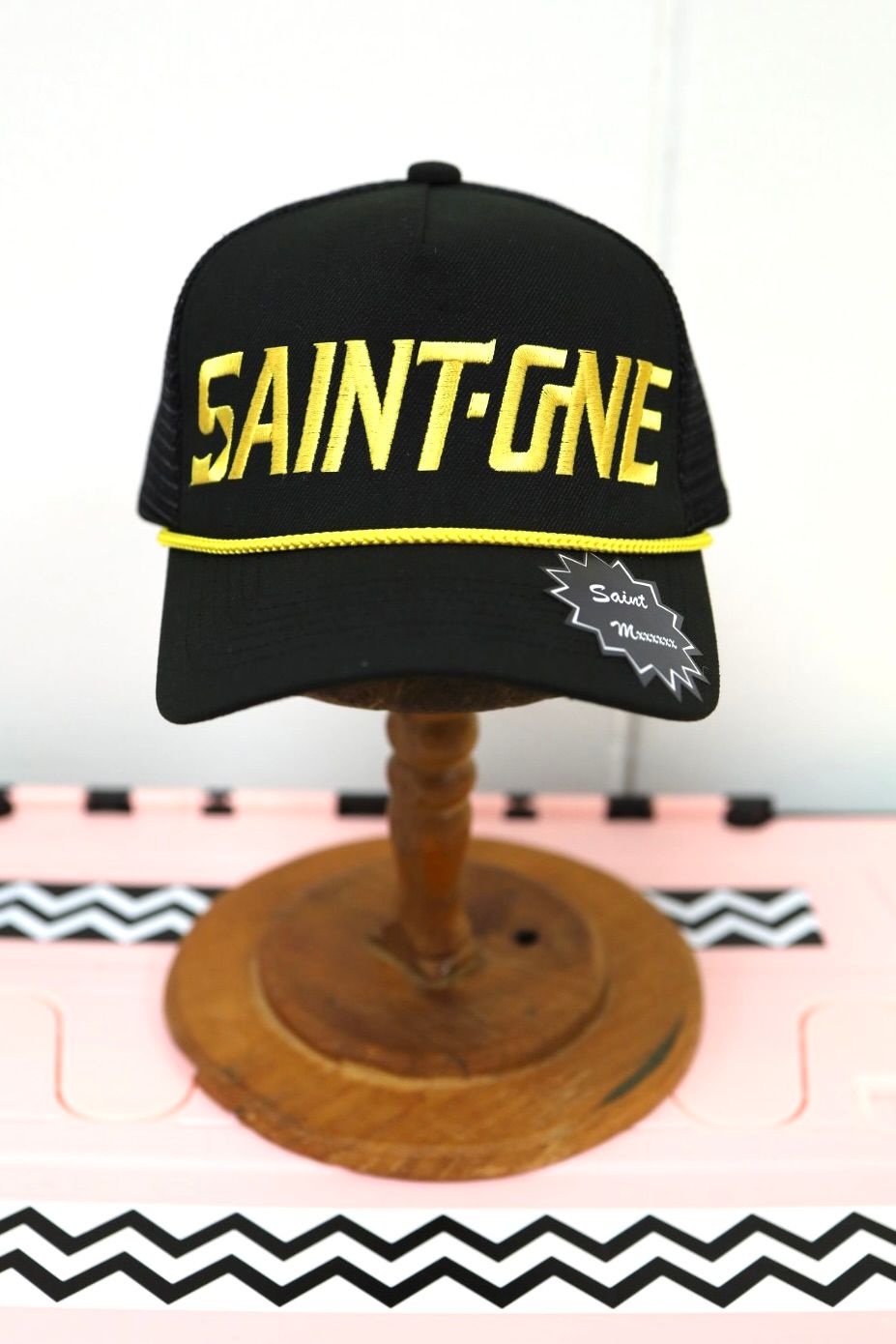 セントマイケル 26SS SAINT ONE MESH CAP(SM-MK8-0000-084)BLACK☆4月29日(水)新作発売！
