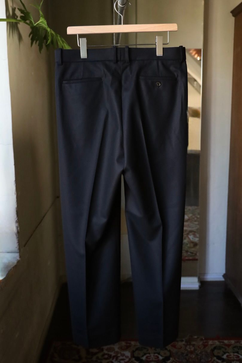 マーカウェア 26AW DOUBLE PLEATED TROUSERS(A26C18PT01C)BLACK☆新作発売！