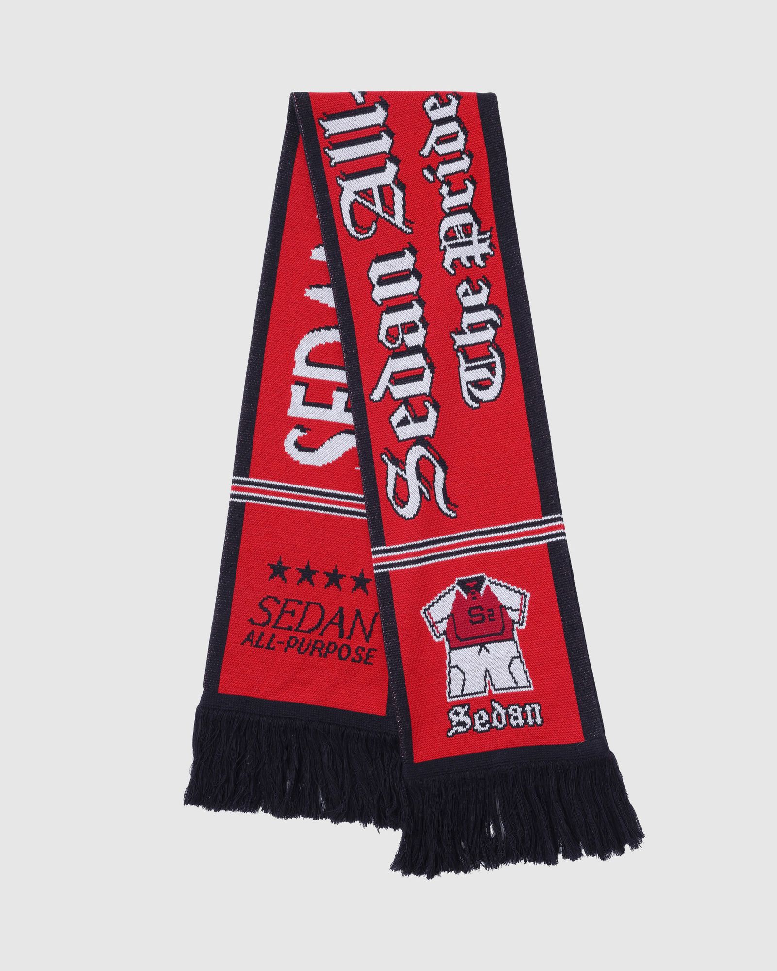 セダンオールパーパス FW25 Football Scarf(SD25F-AC05)Red☆11月1日(土)発売!