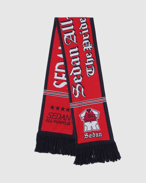 セダンオールパーパス FW25 Football Scarf(SD25F-AC05)Red☆11月1日(土)発売！