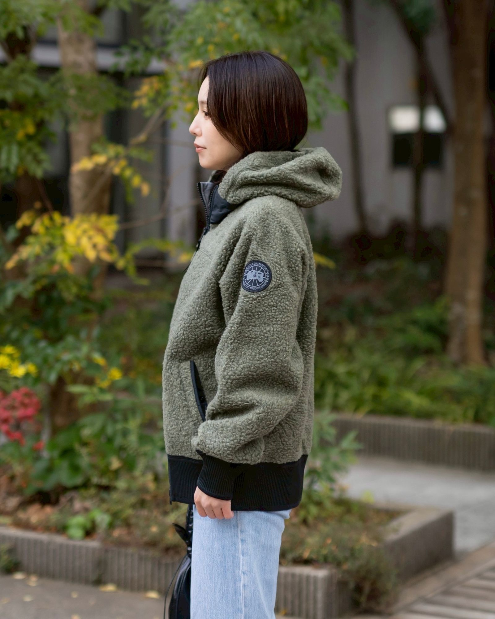 CANADA GOOSE  Simcoe Oversized Hoodie Kind High Pile Fleece Black Label style 2026.01.09
