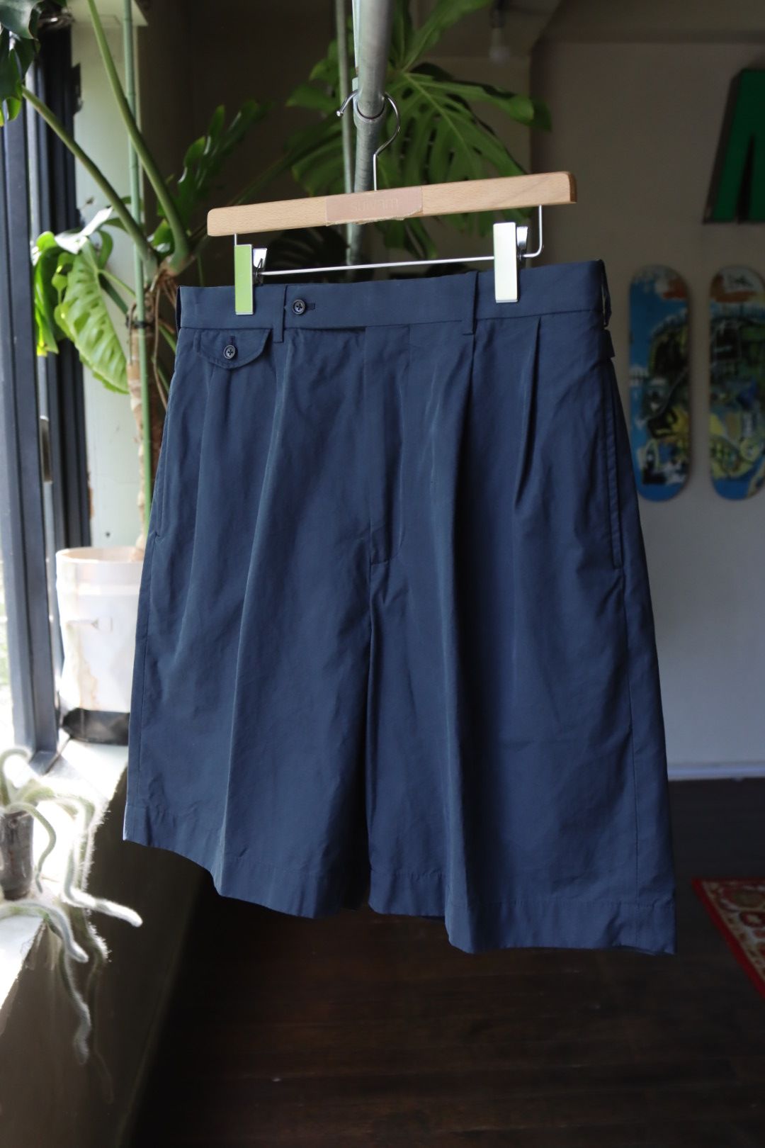 アプレッセショーツ High Density Weather Cloth Shorts (23SAP-04-04H)NAVY