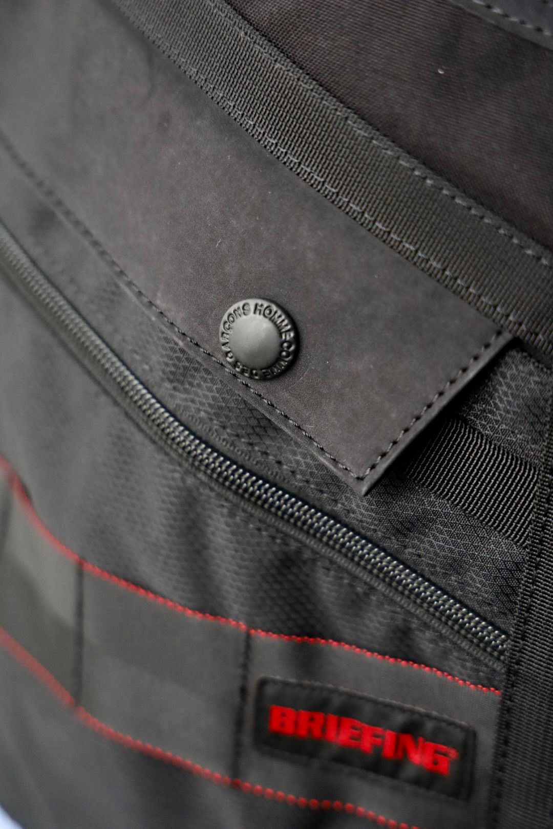 コムデギャルソンオム25SS BRIEFINGコラボベスト(HO-V001-051)BLACK