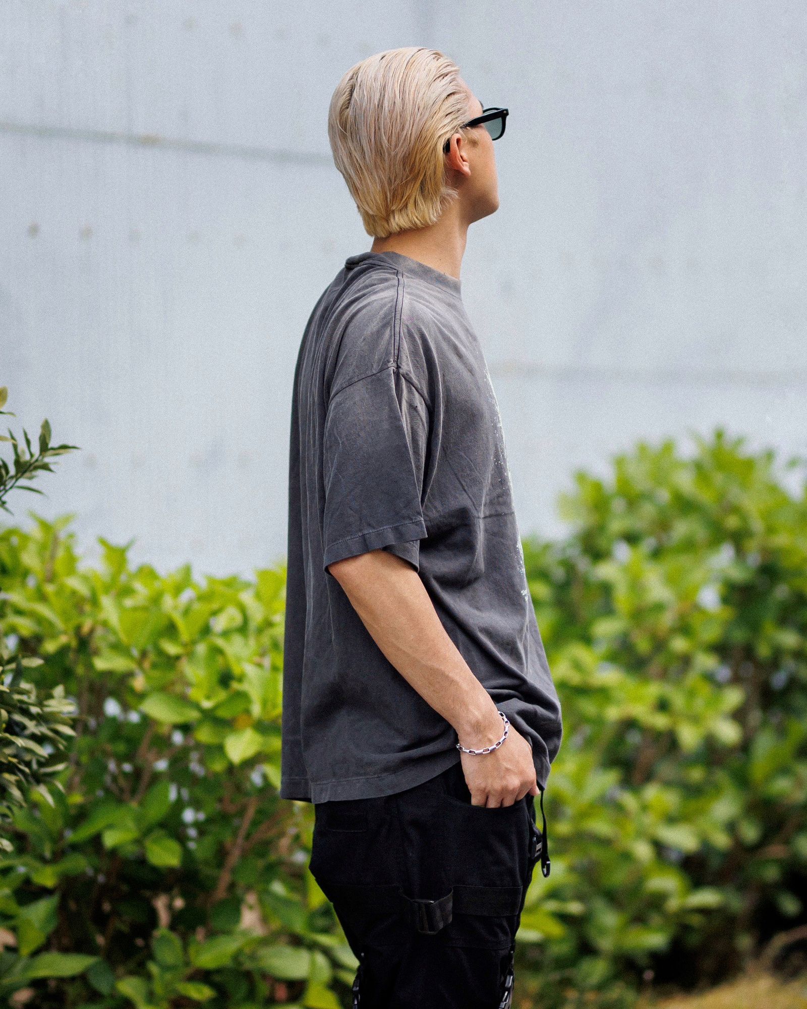 セントマイケル Tシャツ JESUS  SS TEE(SM-HR8-0000-016)BLACK