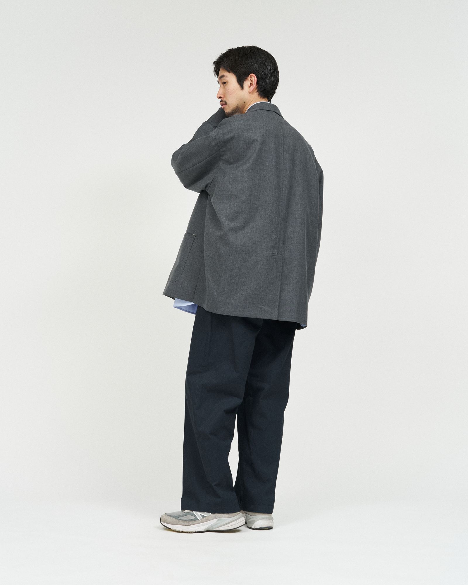 フレッシュサービス WOOL SERGE COLLEGE BLAZER (FSC261-10212)GRAY★2月14日(土)発売