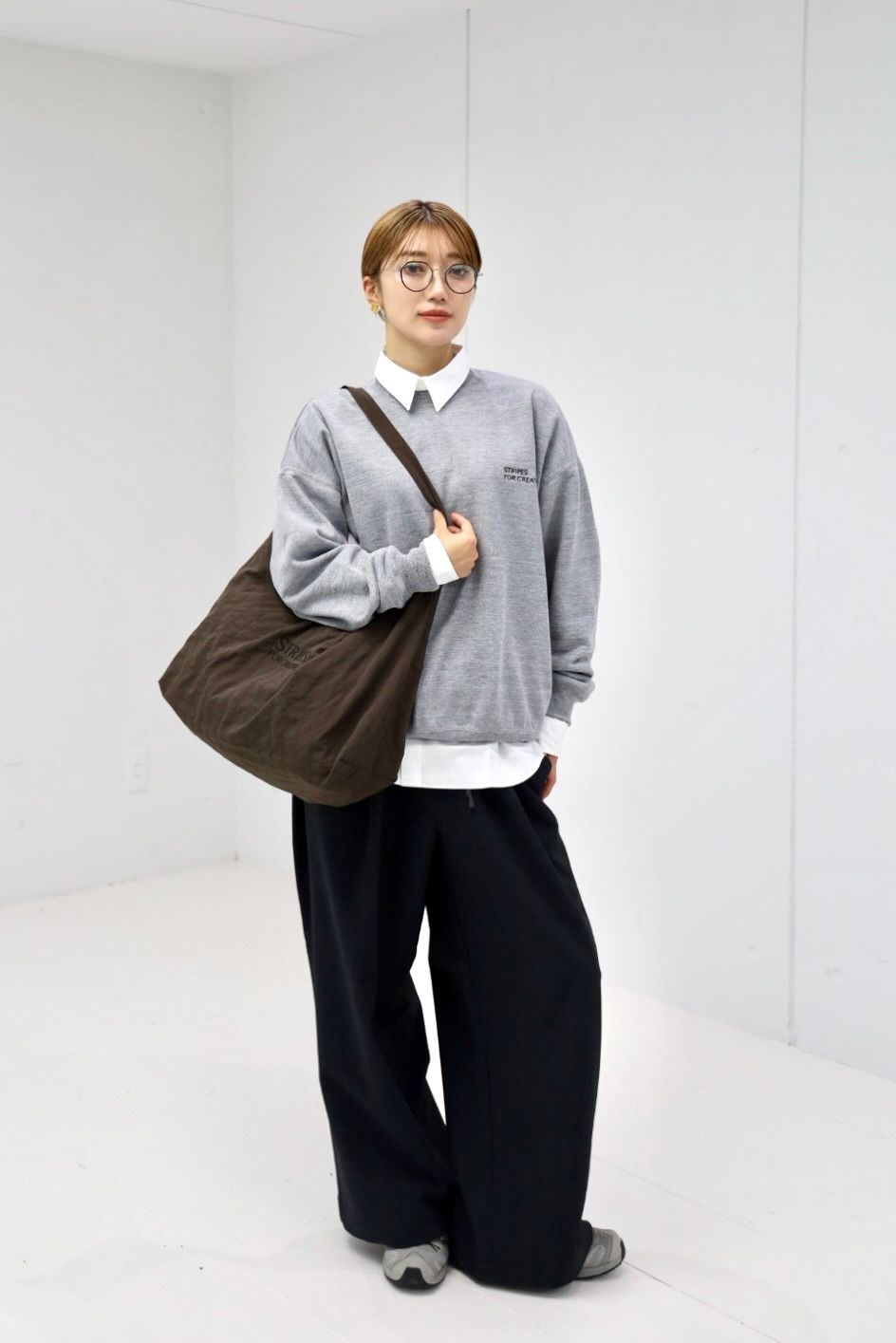 S.F.C 25FW エスエフシー TECH CREW SWEAT (SFCFW25CS01)Grey M