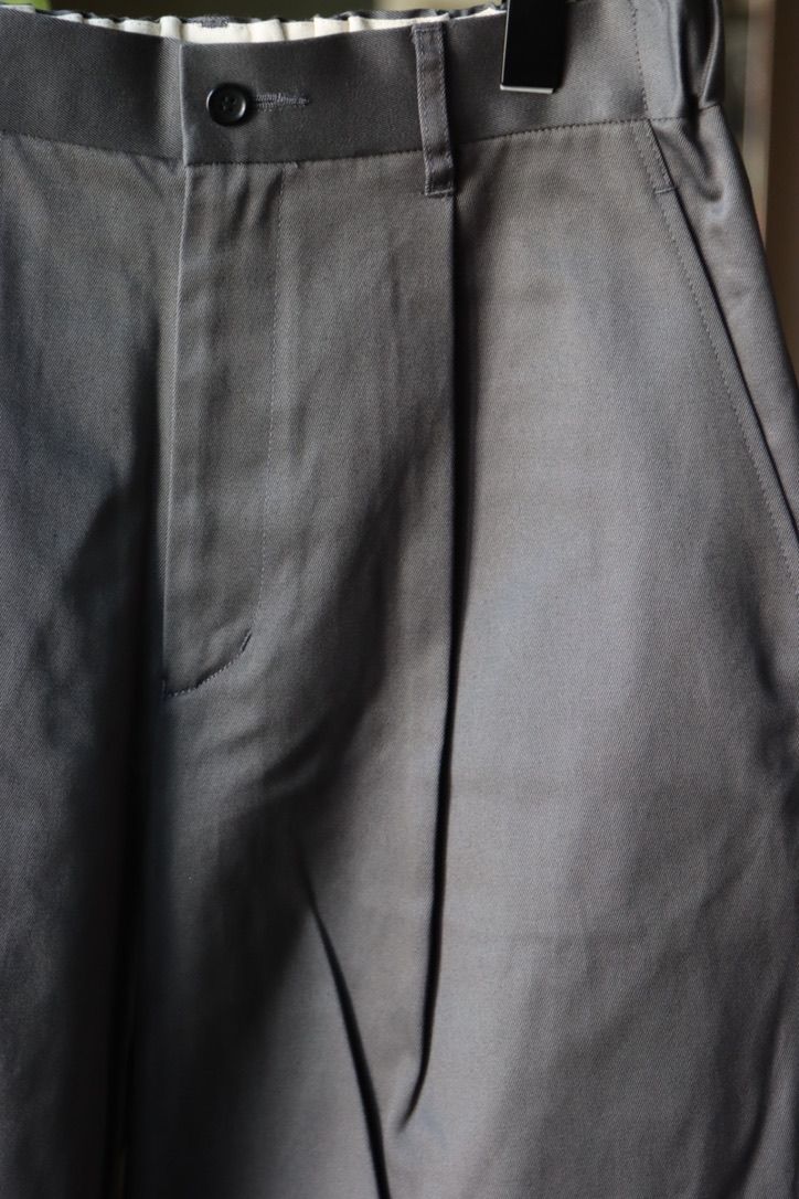 グラフペーパー  25AW Westpoint Chino Wide Tapered Trousers(GM253-40151B)C.GRAY☆8月16日(土)発売！