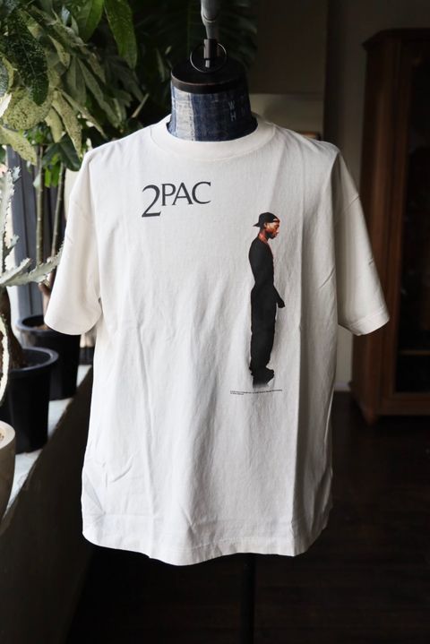 セントマイケル 2PAC 2PC_SS TEE(SM-HR8-0000-C15)WHITE☆再入荷しました！