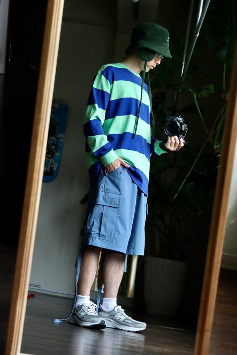 FreshService MICRO TYPEWRITER CARGO SHORTSスタイル