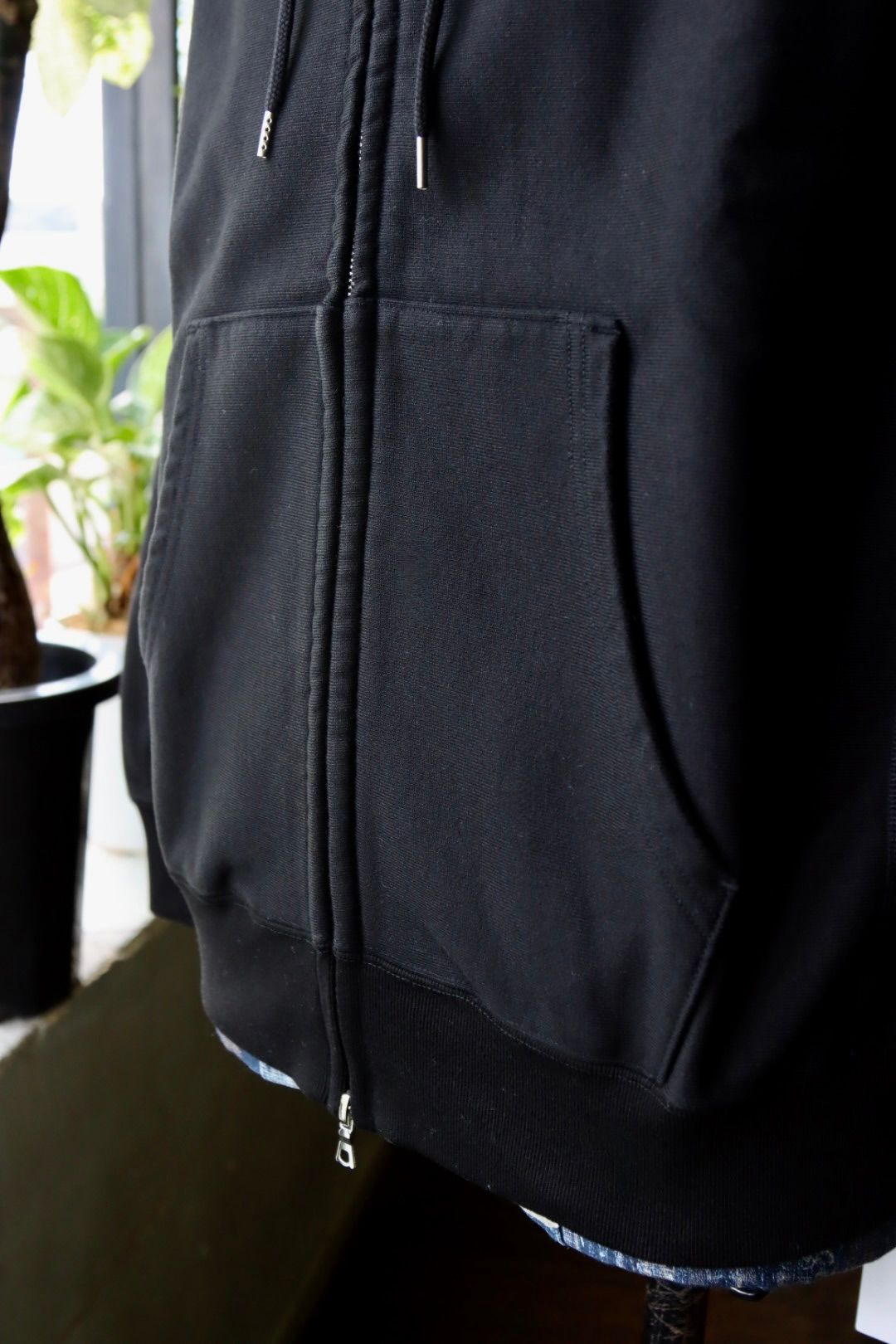 ブラームス 25FW Soft&Hard Sweat Hoodie ZIP(bROOTS24F23F25)Black☆新作発売！