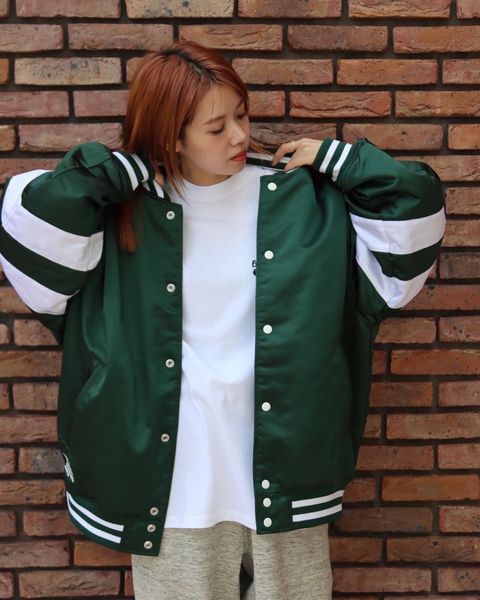 FreshService 22AW SATIN STADIUM JUMPER style.2022.10.25